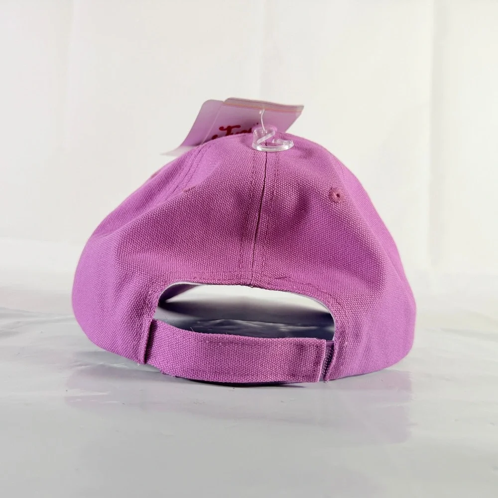 Justice x NASCAR Girls Pink Glitter Brim Baseball Hat Chihuahau Dog OSFM
